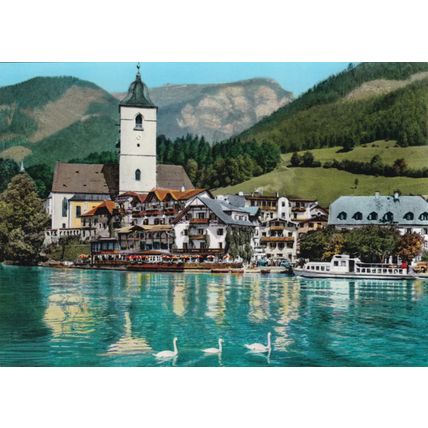 St Wolfgang Pilgramage Church Austria Postcard Unused VGC