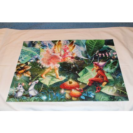 GEMSTONE FAIRIES COMPLETE Puzzle Green Stone Fairies