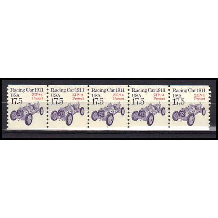 2262a 17.5c Race Car Very Fine MNH Dry Gum PNC 1/5 X1003