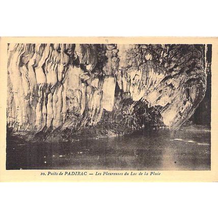 Padirac Pleureuses du Lac Pluie France Postcard unused VGC