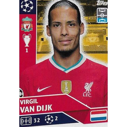 Topps UEFA Champions League 2020/21 Stickers: LIV6 - Van Dijk