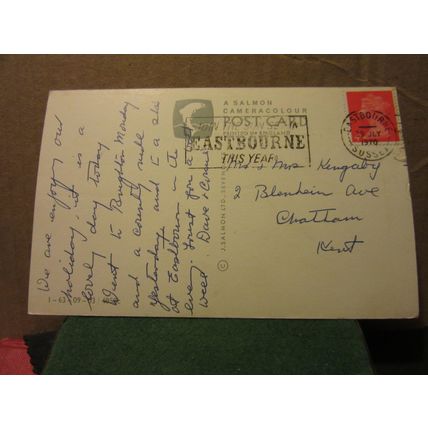 PEVENSEY, E. Sussex. used postcard multiview by J Salmon 1970 pm /