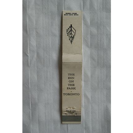 Matchbook Cover The Inn on the Park, Toronto