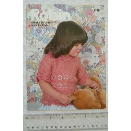 Vintage: Robin 2780 sweater, 20-29 inch / 51-74 cm, Cloudsoft or Aurora