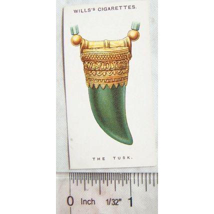 1923 Wills Lucky Charms No. 33 The Tusk