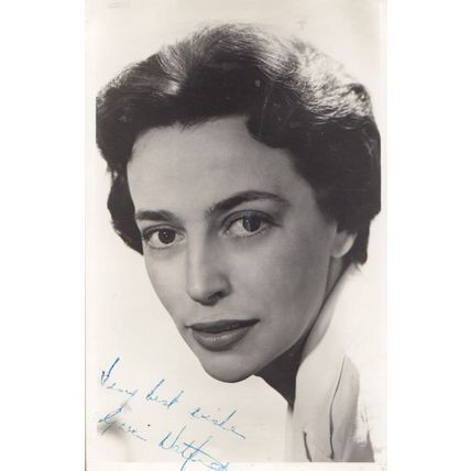 Gwen Watford Edgar Allen Poe Horror Film Actress Hand Signed Photo