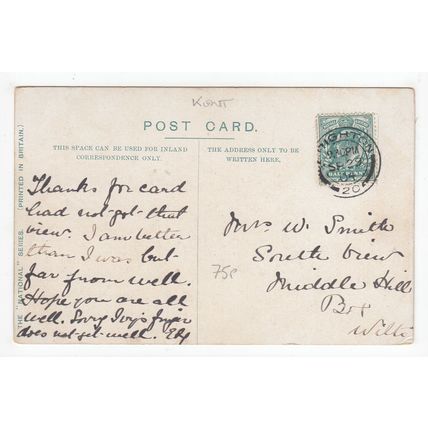 The Common Tunbridge Wells Postcard 1904 Kent