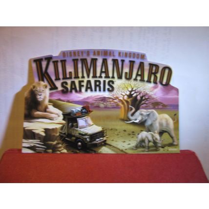 KILIMANJARO SAFARIS, DISNEY'S ANIMAL KINGDOM, FLORIDA, US unused postcard =