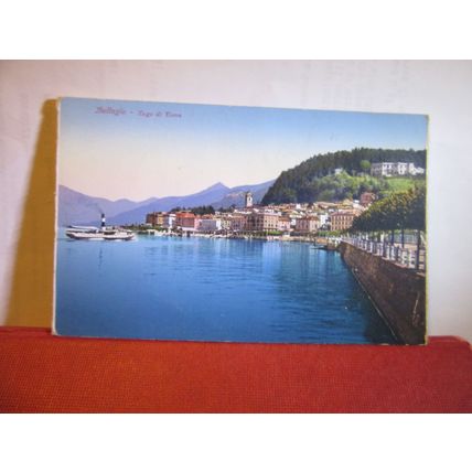 BELLAGIO, LAGO DI COMO, ITALY unused antique postcard #