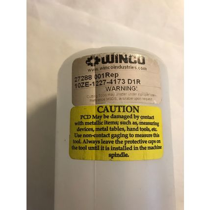 NEW WINCO 10ZE-1227-4173 D1R HSK-A-63 PCD-TIP COOLANT MILLING,SC