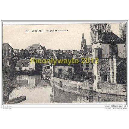 CHARTRES, VUE PRISE DE LA COURTILLE, FRANCE, Postcard