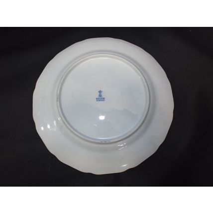 1 Dinner Plate Romantica White Kaiser Ribbed Scalloped West Germany 70’s 9.5"