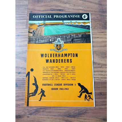 1962/63 Wolves vs Liverpool - Division 1, 29/9/1962 ** FREE P&P **