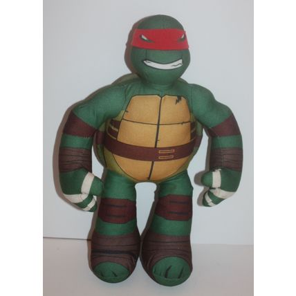 2014 Playmates Teenage Muntant Ninja Turtles Talking Rafael Plush