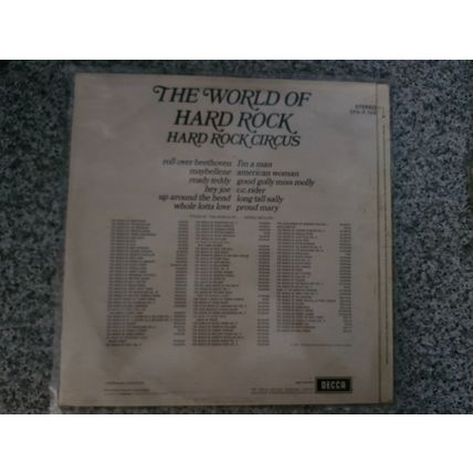 Hard Rock Circus – The World Of Hard Rock (SPAR148) 1971 (LP)
