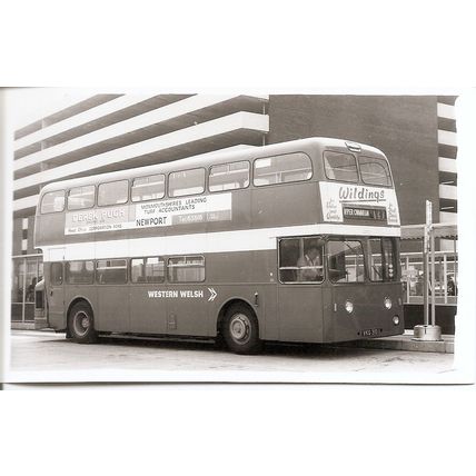 Black & White Photograph of Western Welsh Omnibus Co. Ltd. - VKG 319