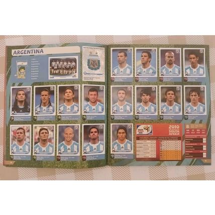 Panini 2010 World Cup South Africa Complete Sticker Album - Full Book