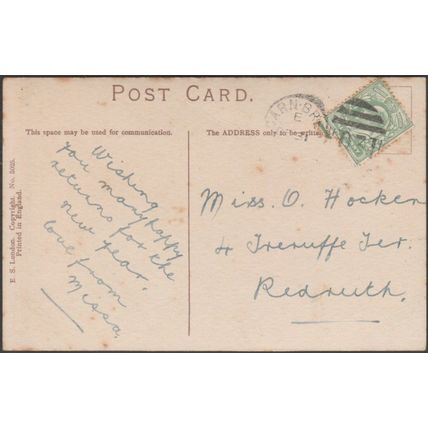 A Cornish Lane, River Fal, Truro, Cornwall, c.1905 - Empire Series Postcard