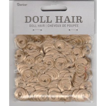 Doll Hair Curly Strawberry Blonde .05 oz Darice #1211-08