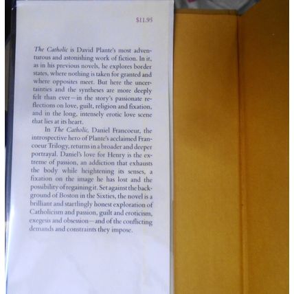 David Plante : Difficult Women, Slides & The Catholic - First editions lot of 3