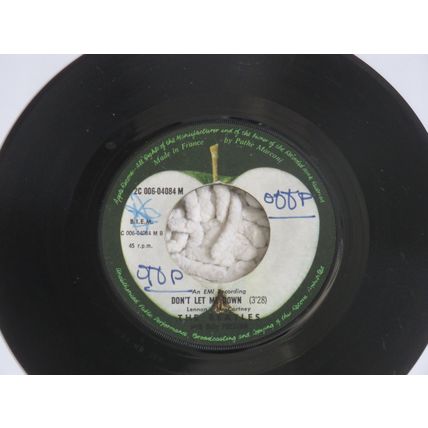 THE BEATLES, GET BACK 7" VINYL SINGLE FRENCH