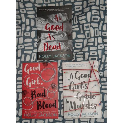 3 Holly Jackson PBs tpb A Good Girls Guide to Murder / As Good As Dead / Good Gi