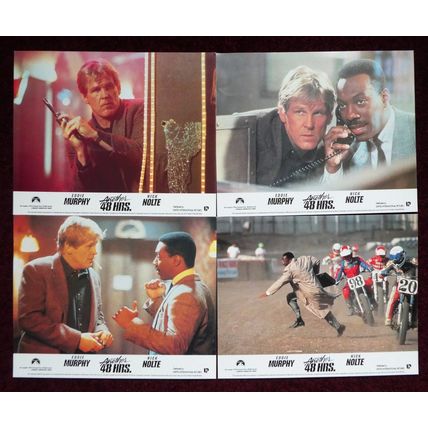ANOTHER 48HRS(1990) 8 UK FOH / Lobby cards ***Eddie Murphy, Nick Nolte***