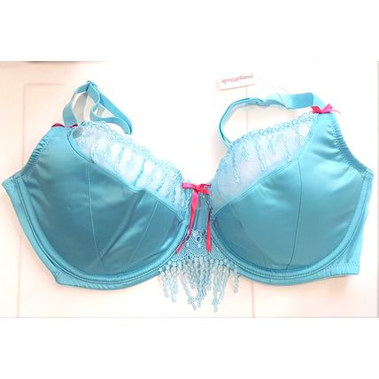 Young Attitude Aqua Turquoise Full Cup Padded Wired Bra 32F