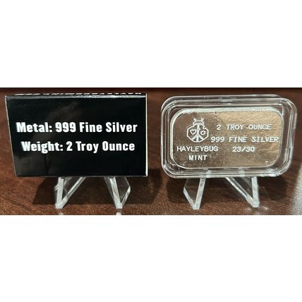 2 Oz Collectible Silver HAYLEYBUG MINT Dragon Lady # 23 of 30