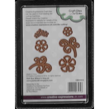 Creative Expressions. Petite Dianthus Die Set. Die Cutting Cardmaking Crafts