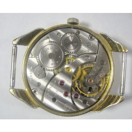 Vintage Soviet Big Case URAL / Molniya Watch Men's Russian Wristwatch USSR 1953