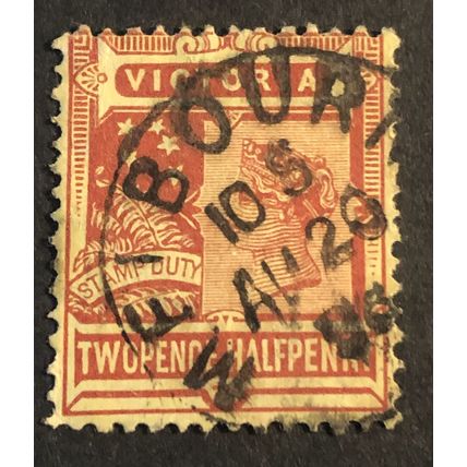 AUSTRALIAN STATES..-victoria SG 315 USED 2-1/2d #1