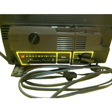 Vintage Anscovision Dual 8 Movie Projector Memory Master 2 Dual Automatic