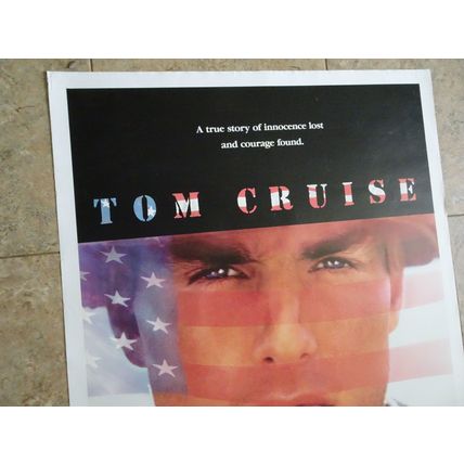 Born on the Fourth of July - Movie Poster with Tom Cruise - Vintage Poster