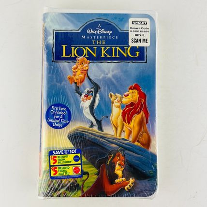 Disney Masterpiece The Lion King VHS 1995 Clam-Shell Case NEW Factory Sealed