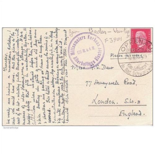 Allerheiligen I Schwarzwald Germany Postcard (F3801)