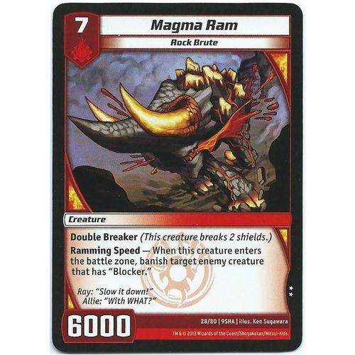 Kaijudo - Shattered Alliances - #28/80 - Magma Ram