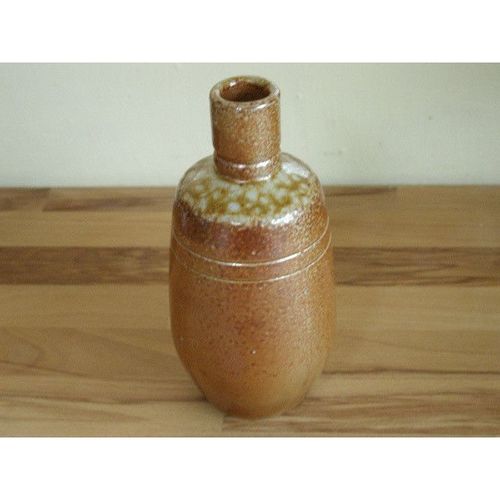 Stoneware Mottled Glaze Bottle Vase