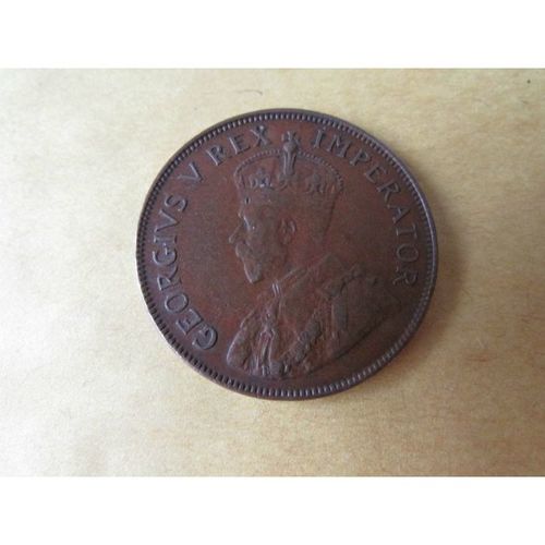 1936 GEORGE V SOUTH AFRICA ONE PENNY FREE POST. G