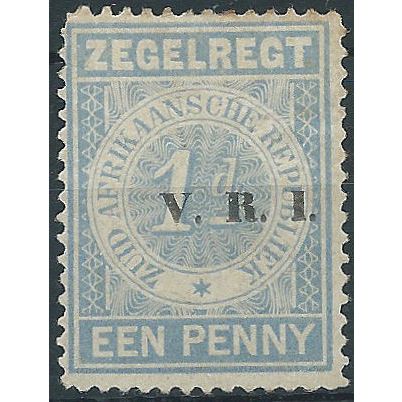 Transvaal 1900 F1 1d Pale Blue Fiscal Mounted Mint .. ..