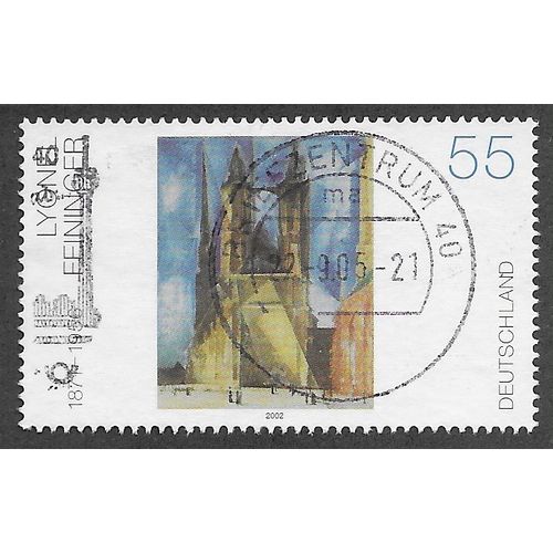 GER 2002 55c 'HALLE MARKET CHURCH' FINE USED (EBID 54-138)