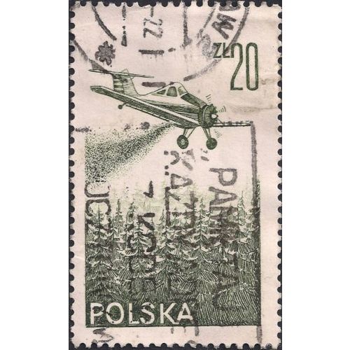 POLAND, AIR, Crop spraying aircraft PZL-106a, grey 1977, 20Zl