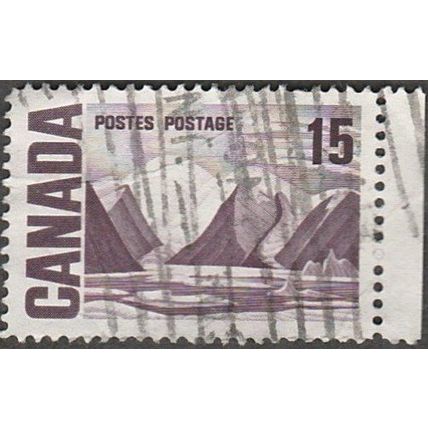 Canada 1967-73 $0-15c Value. Dull Purple. Bylot Island. Fine Used