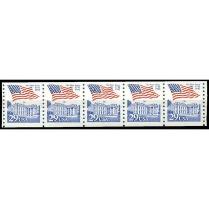 2609 29c U.S. Flag Over White House Very Fine MNH PNC 1/5 P0886