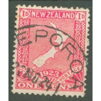 NEW ZEALAND - 1923-25 - 1d carmine - FU