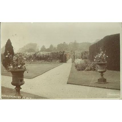 Essex HALLINGBURY PLACE Gardens Postcard