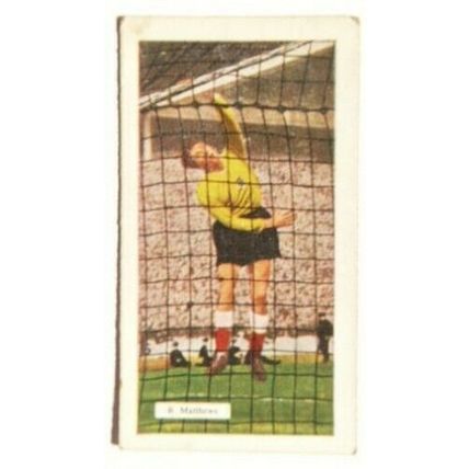 1959 National Spastics card No. 9 Reg Matthews, Chelsea