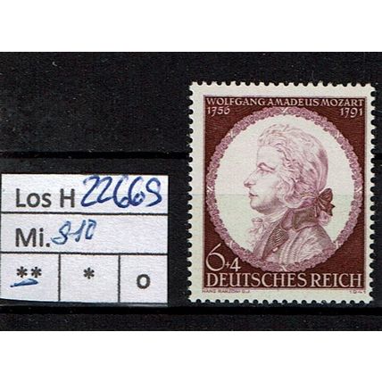 Los H22669: Deutsches Reich Mi. 810 **