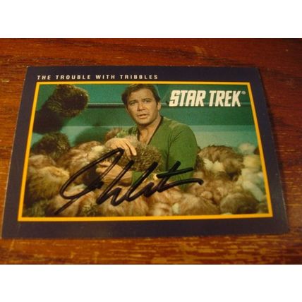 1991 Star Trek, Autograph Card, w/COA, WILLIAM SHATNER, Star Trek (C)