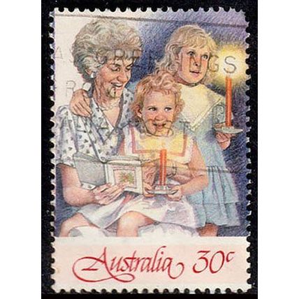 Australia 1987 Christmas 30c Used Stamp .
